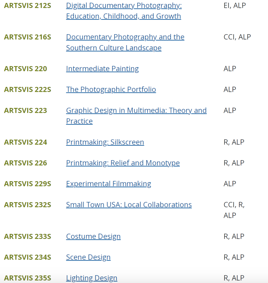 收藏!美国TOP30综合性大学里的本科艺术专业【上】 收藏!美国TOP30综合性大学里的本科艺术专业【上】