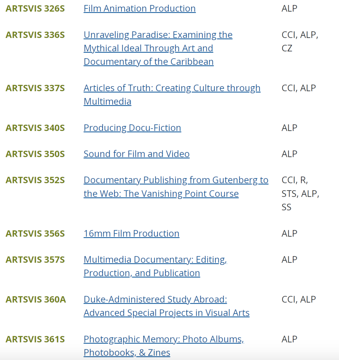 收藏!美国TOP30综合性大学里的本科艺术专业【上】 收藏!美国TOP30综合性大学里的本科艺术专业【上】