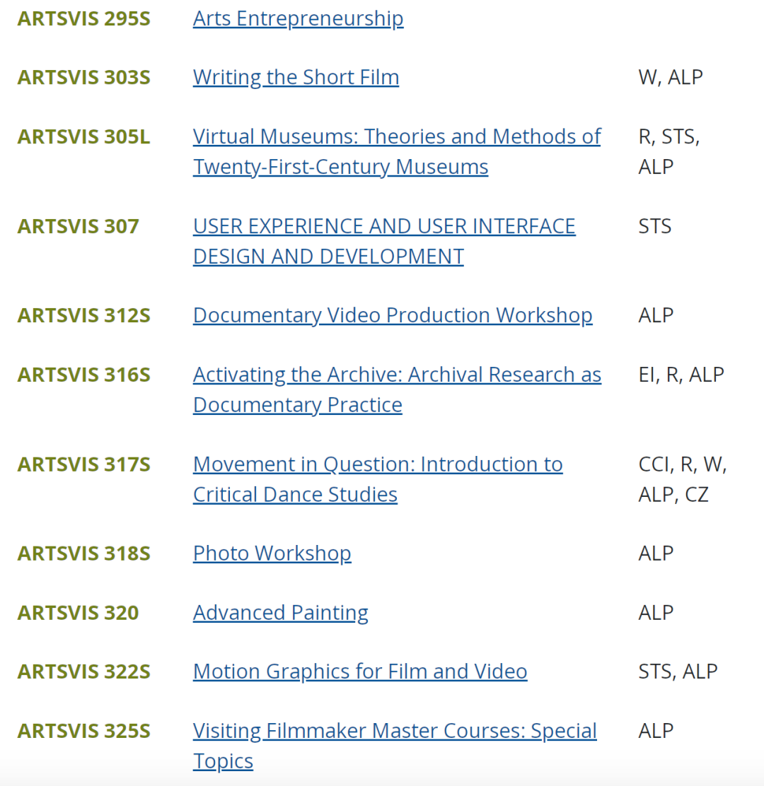 收藏!美国TOP30综合性大学里的本科艺术专业【上】 收藏!美国TOP30综合性大学里的本科艺术专业【上】