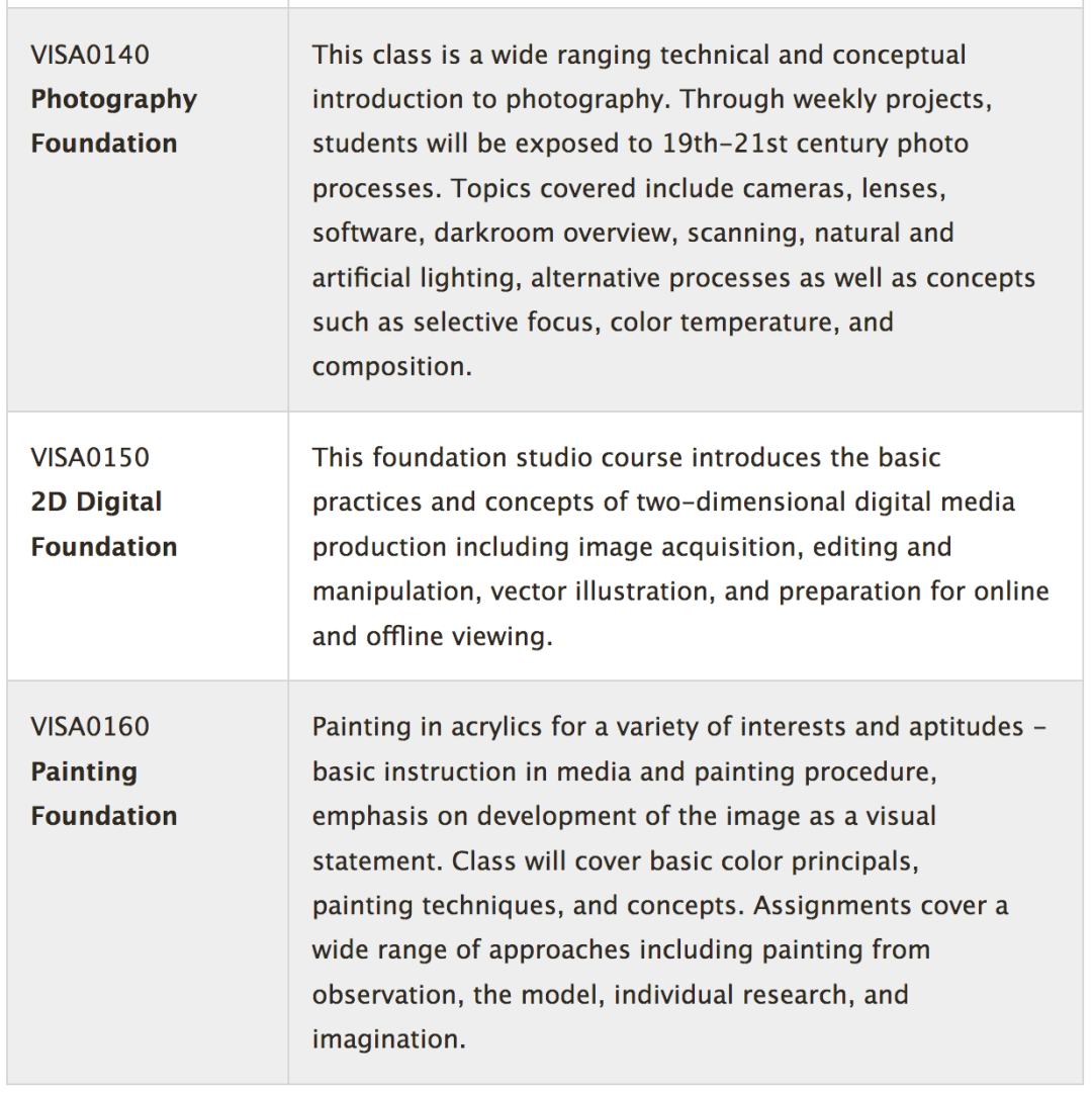 收藏!美国TOP30综合性大学里的本科艺术专业【上】 收藏!美国TOP30综合性大学里的本科艺术专业【上】