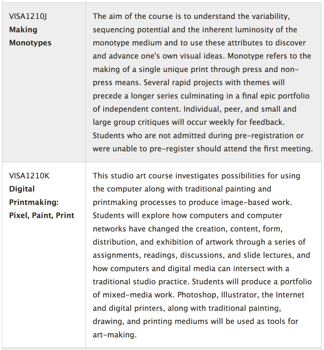 收藏!美国TOP30综合性大学里的本科艺术专业【上】 收藏!美国TOP30综合性大学里的本科艺术专业【上】