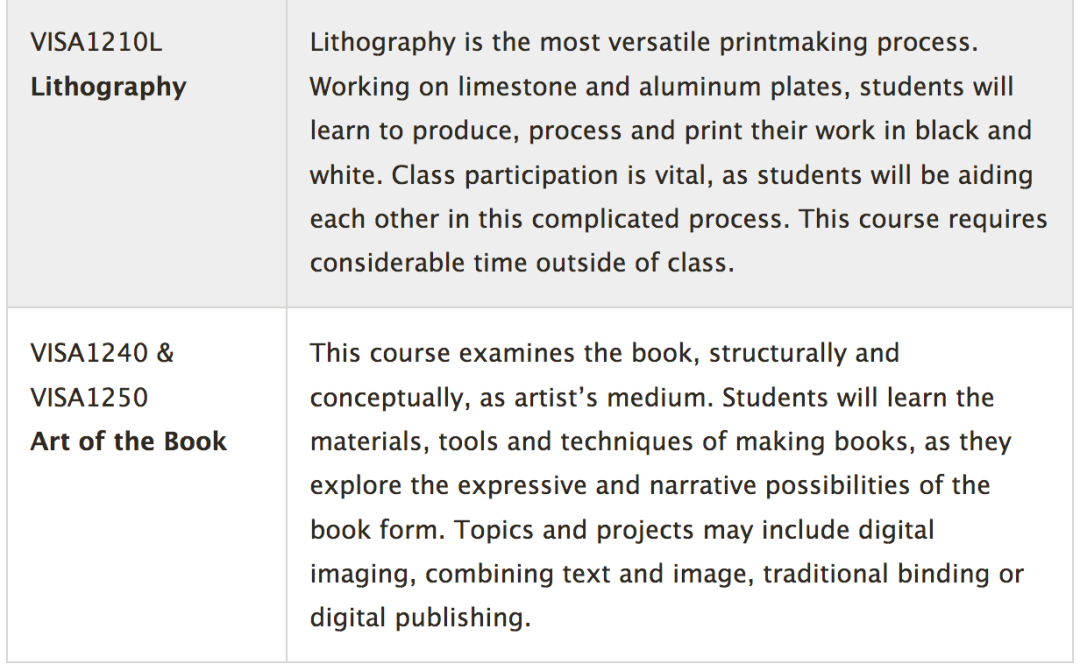 收藏!美国TOP30综合性大学里的本科艺术专业【上】 收藏!美国TOP30综合性大学里的本科艺术专业【上】