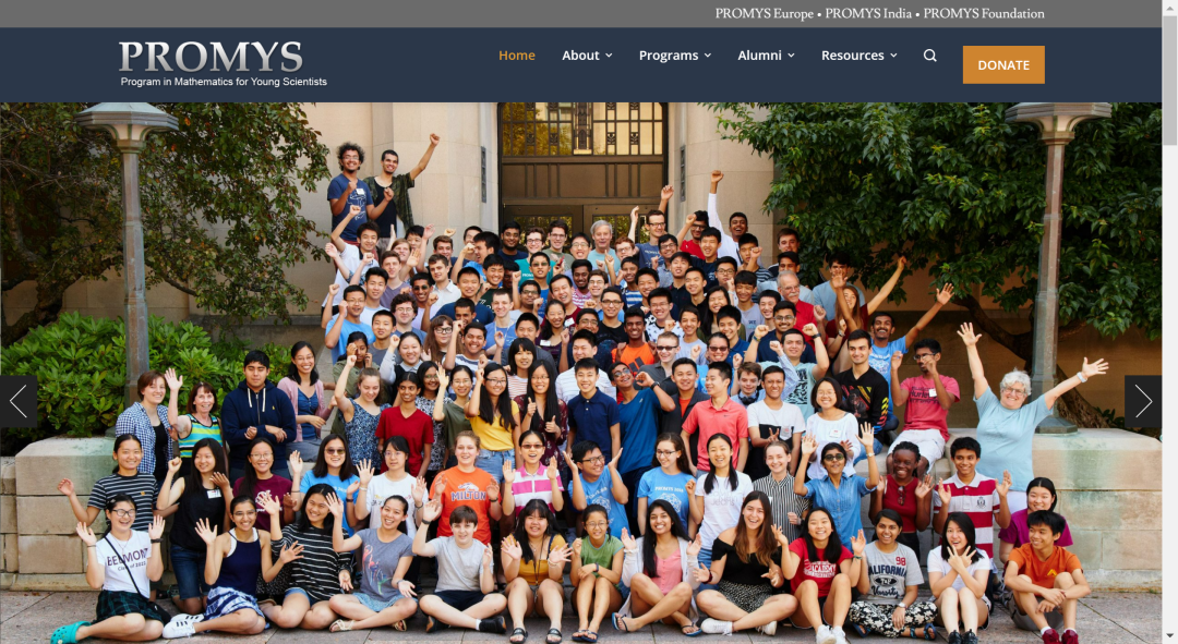 【相关资讯】PROMYS青年科学家数学计划申请已开放 【相关资讯】PROMYS青年科学家数学计划申请已开放