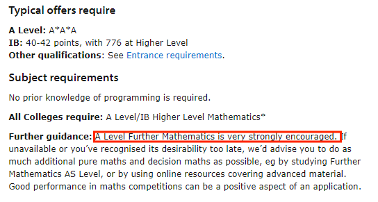 A-Level 数理五大科目如何选?来看看名校录取要求怎么说! A-Level 数理五大科目如何选?来看看名校录取要求怎么说!