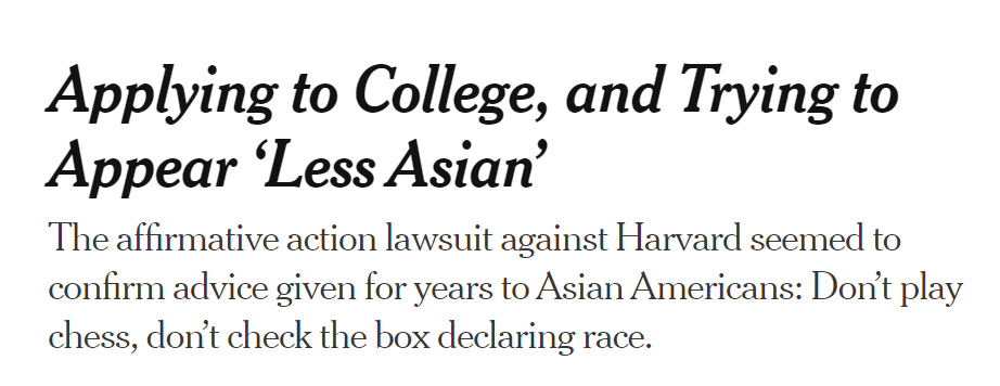 哥大亚裔生自曝申请残酷真相:标化再高没优势,还被说性格“不讨喜”…… 哥大亚裔生自曝申请残酷真相:标化再高没优势,还被说性格“不讨喜”……