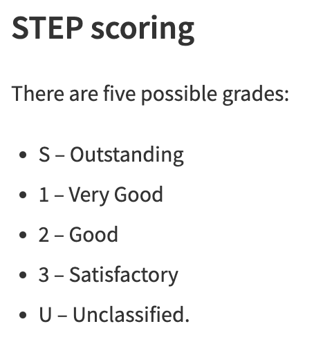 人称“牛剑理工科offer杀手”的STEP,考什么?多少分才稳? 人称“牛剑理工科offer杀手”的STEP,考什么?多少分才稳?