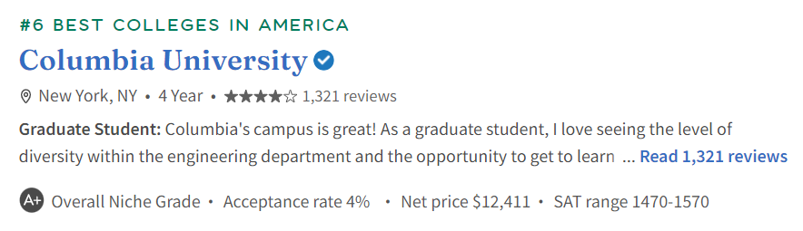 最新排名 | 2024Niche美国最佳大学排名公布,耶鲁超越MIT荣居榜首!附中文榜单! 最新排名 | 2024Niche美国最佳大学排名公布,耶鲁超越MIT荣居榜首!附中文榜单!