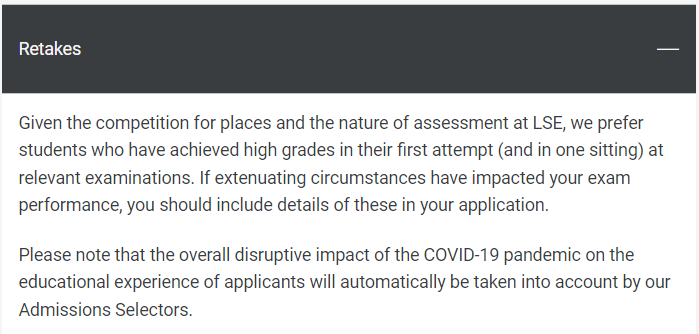 UCL又又又新增不接受重考成绩的专业!G5各校对重考到底是什么态度? UCL又又又新增不接受重考成绩的专业!G5各校对重考到底是什么态度?