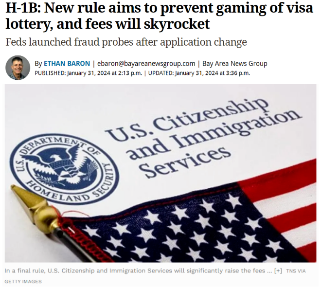 H1B抽签结果公布,新规下中签率创新高! H1B抽签结果公布,新规下中签率创新高!