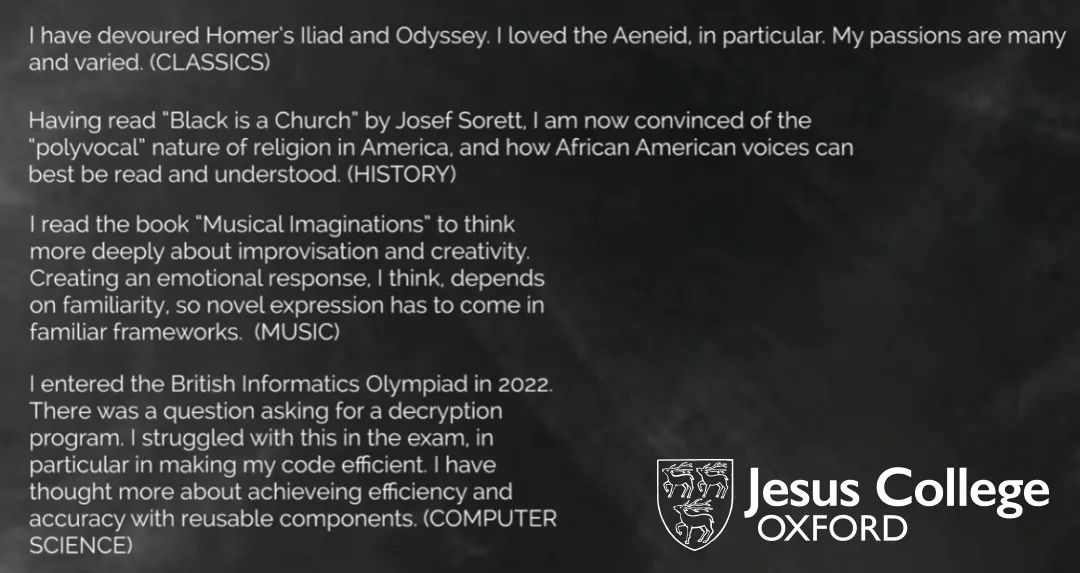 详细解析不同学科方向的文书案例,告诉你什么才是牛津招生官眼中的高质量PS文书! 详细解析不同学科方向的文书案例,告诉你什么才是牛津招生官眼中的高质量PS文书!