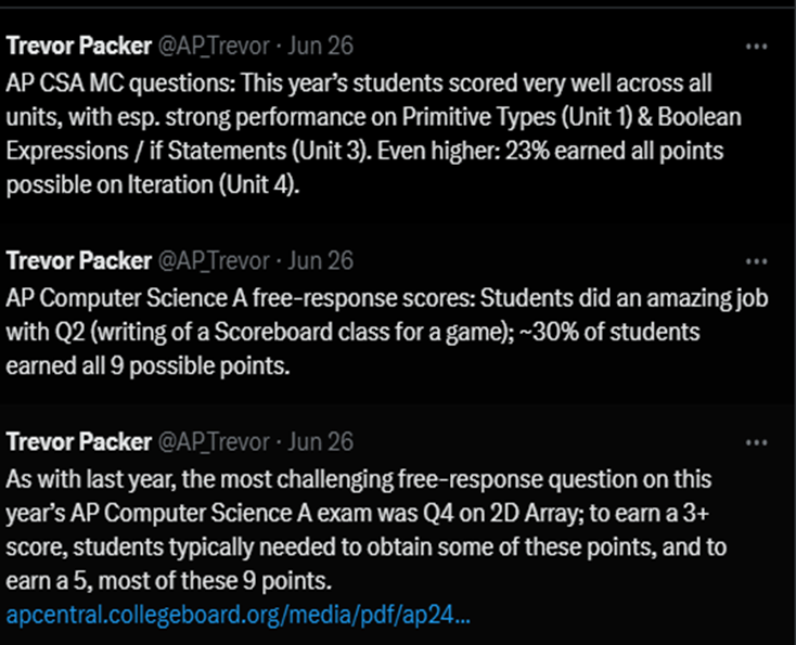 CB官方数据解读:2024AP大考全球5分率(数学/CS/物理) CB官方数据解读:2024AP大考全球5分率(数学/CS/物理)