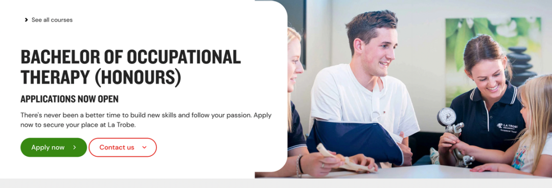 高中生如何在澳洲读Bachelor of Occupational Therapy? 高中生如何在澳洲读Bachelor of Occupational Therapy?