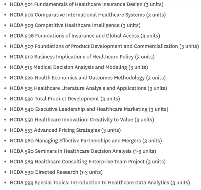 医疗健康决策分析学什么？USC医疗健康决策分析硕士介绍