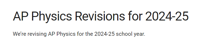 2024AP物理考纲改革前最后一次考试！如何拿高分？