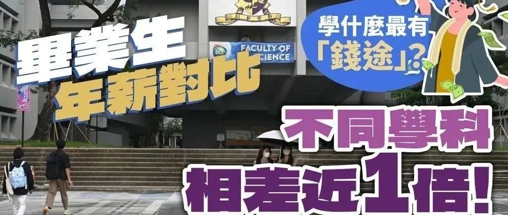 港八大毕业生年薪数据出炉！读什么专业最有钱途？